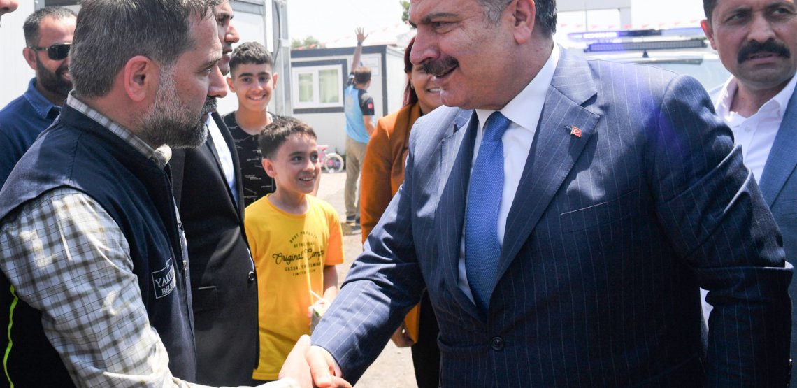 HATAY DA DEPREMZEDE AİLELERİMİZLE BAYRAMLAŞTIK