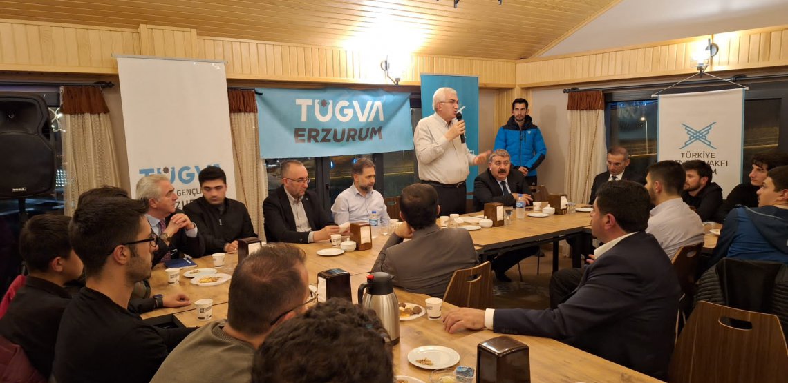 Türkiye Gençlik Vakfı - TÜGVA Erzurum İl Temsilciliği tarafından düzenlenen ve AK Parti Erzurum Milletvekilimiz Sayın Mehmet Emin Öz 